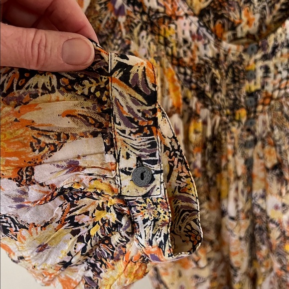 We The Free Floral Cool Meadow Peasant Blouse - Picture 3 of 9